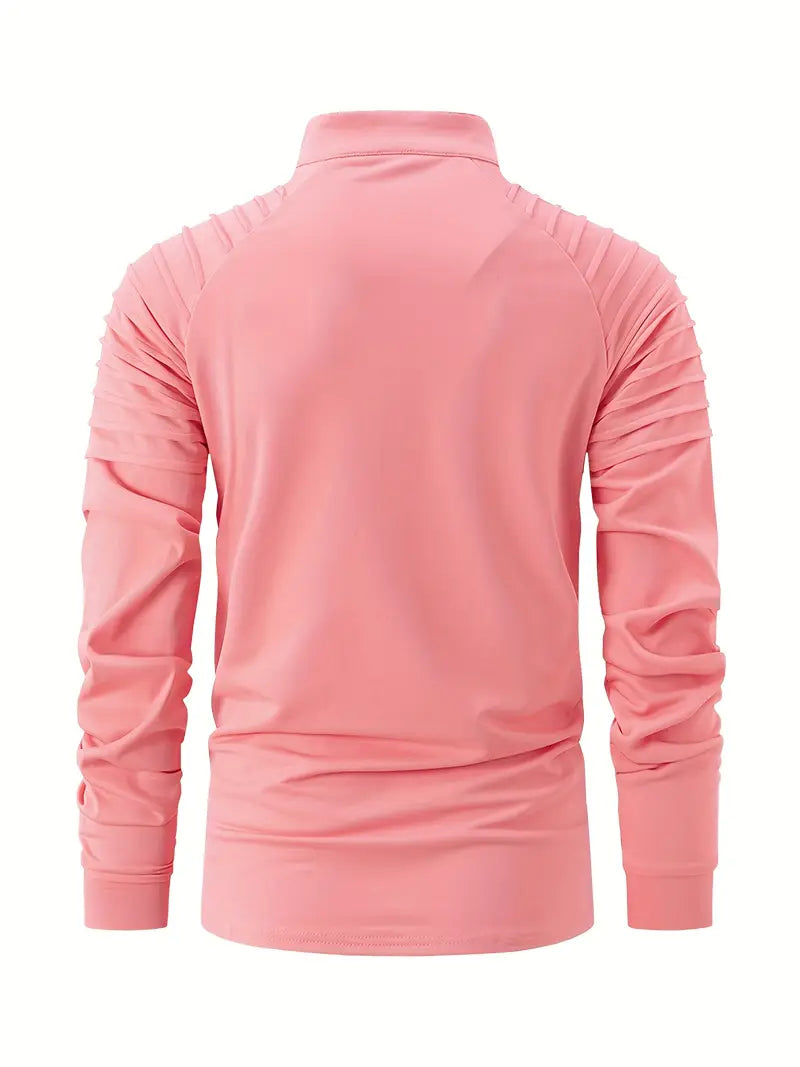 Linwood - Long Sleeve Polo Shirt with Zipper