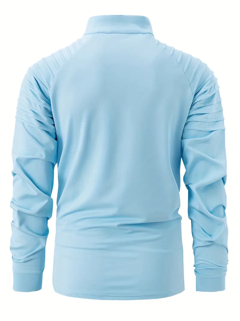 Linwood - Long Sleeve Polo Shirt with Zipper