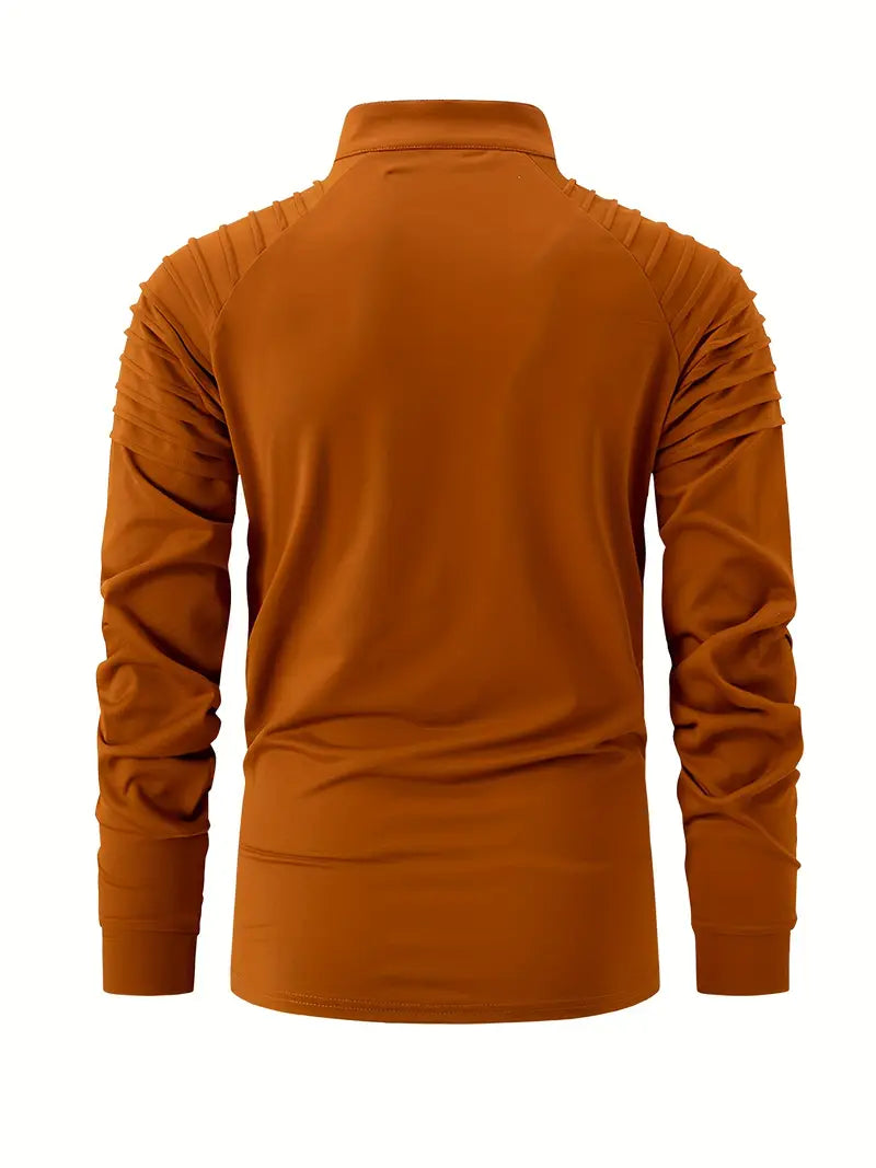Linwood - Long Sleeve Polo Shirt with Zipper