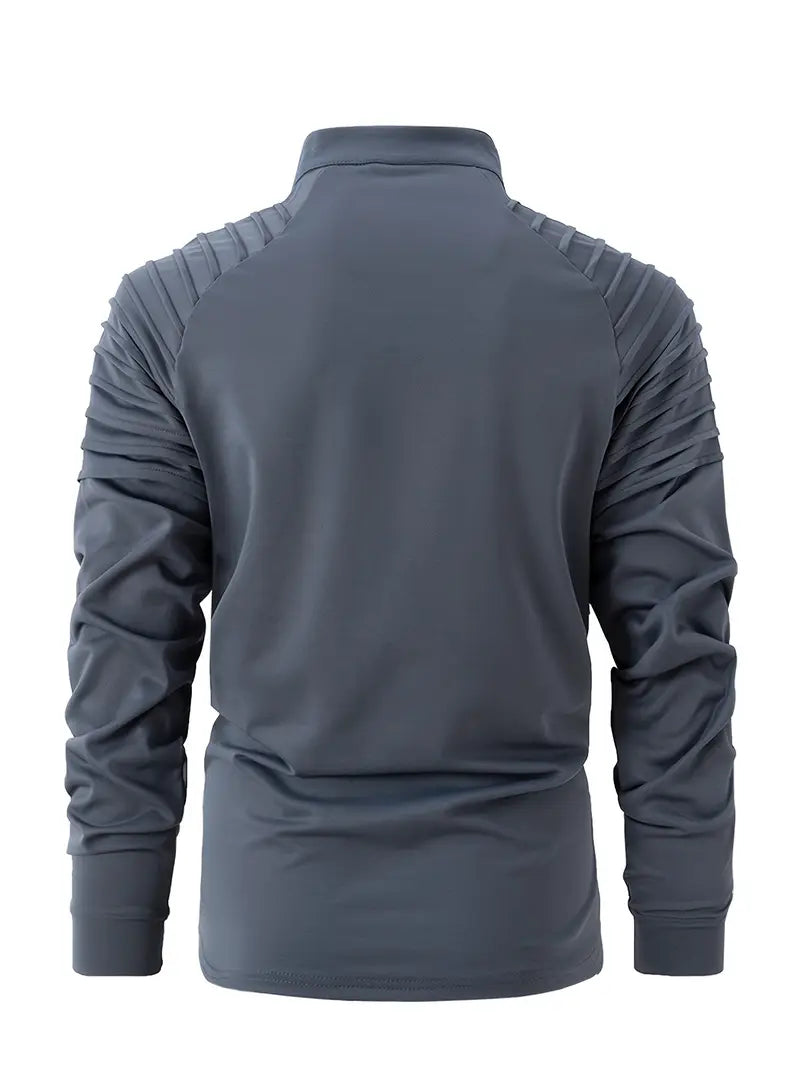 Linwood - Long Sleeve Polo Shirt with Zipper