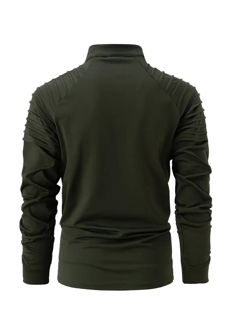 Linwood - Long Sleeve Polo Shirt with Zipper