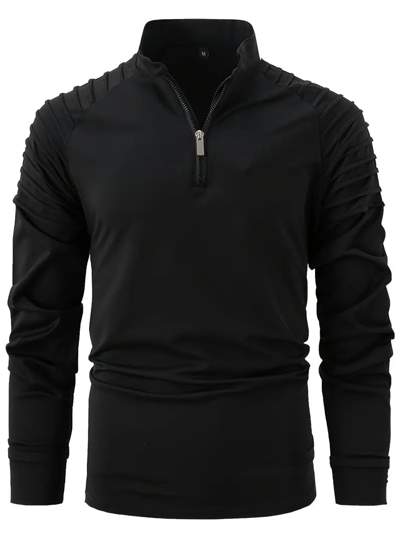 Linwood - Long Sleeve Polo Shirt with Zipper