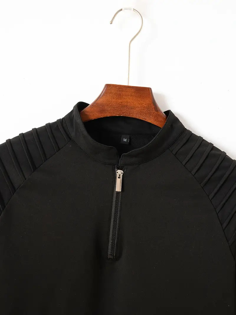 Linwood - Long Sleeve Polo Shirt with Zipper
