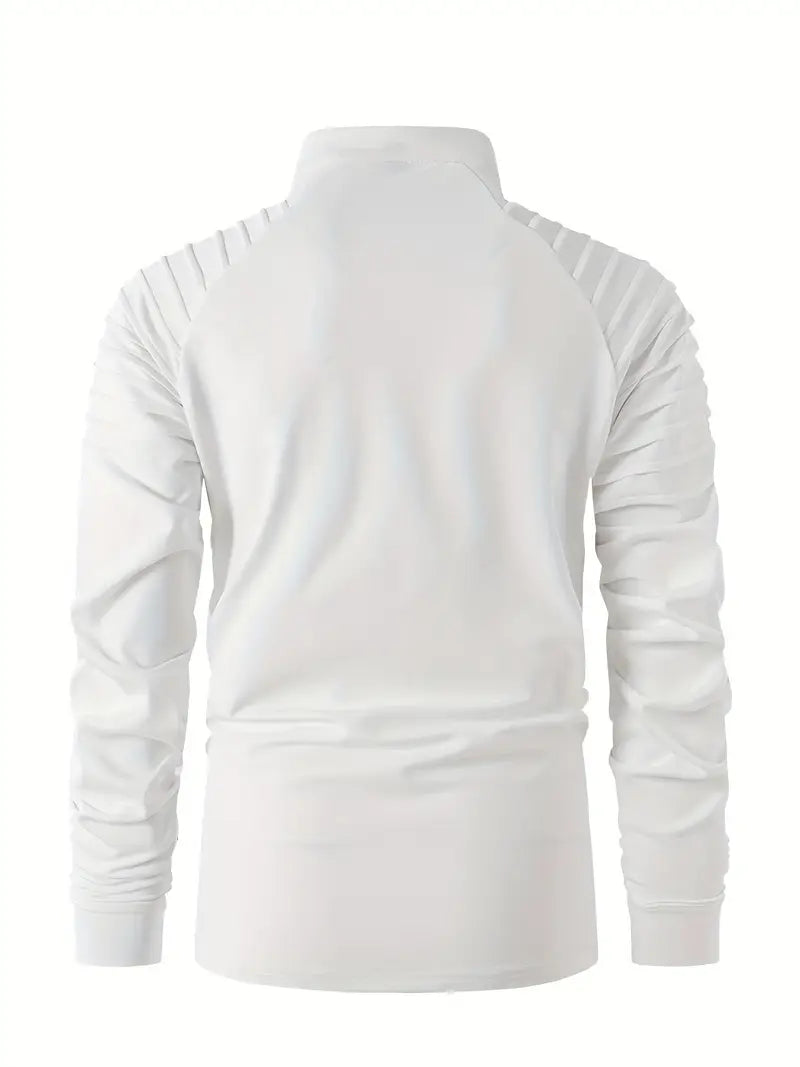 Linwood - Long Sleeve Polo Shirt with Zipper