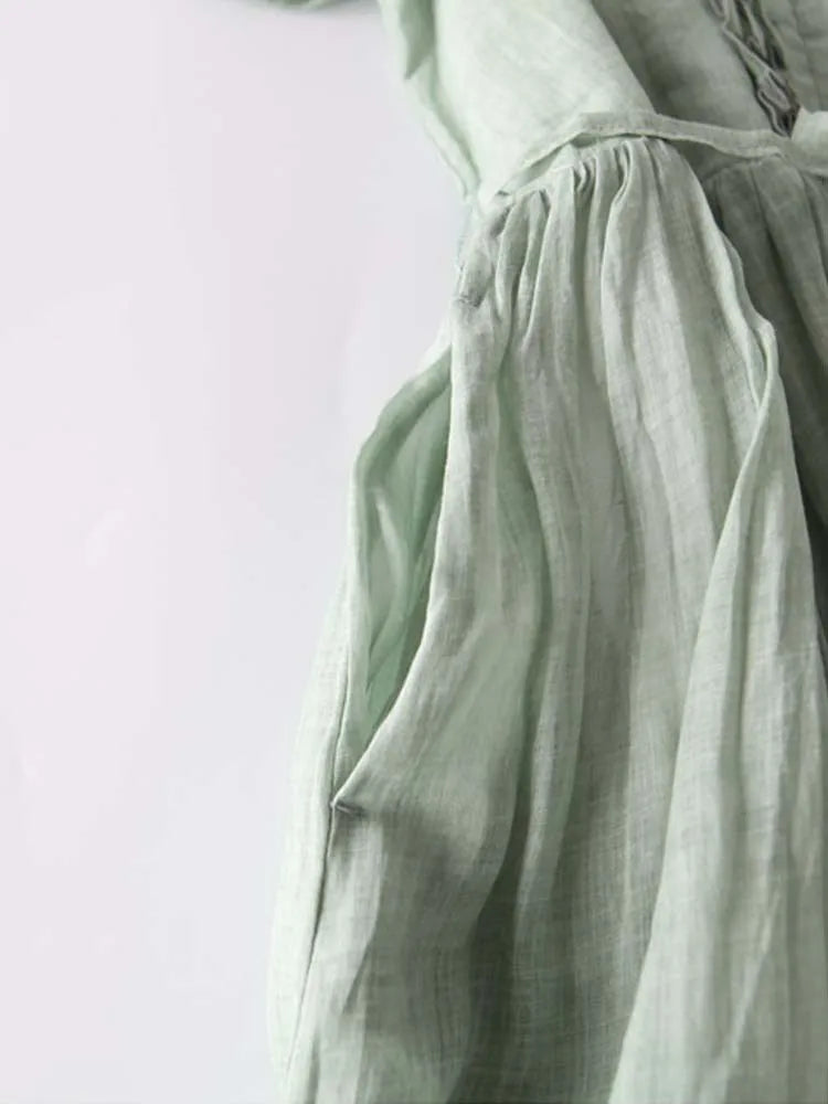 Lithumi - Maxi Dress Made of Linen