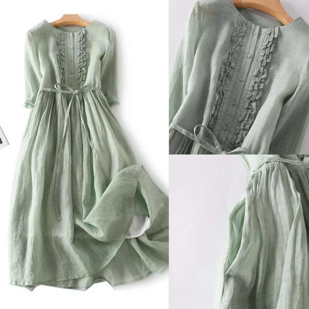 Lithumi - Maxi Dress Made of Linen