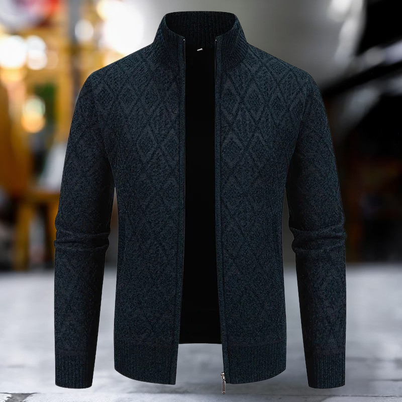 Lorian – Zipper Warm Thick Fleece Cardigan