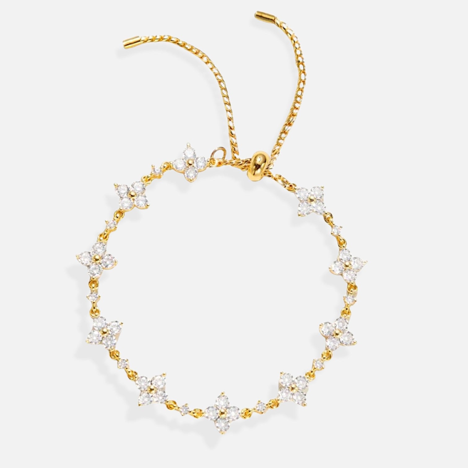 Luckelle Sparkle Clover Bracelet