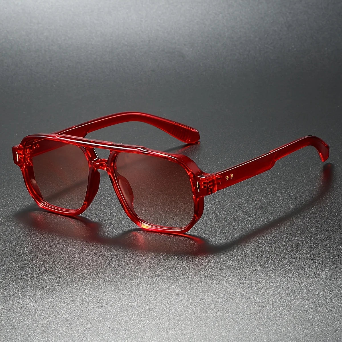 LumeSight – Sunglasses with Double Bridge and Square Frame