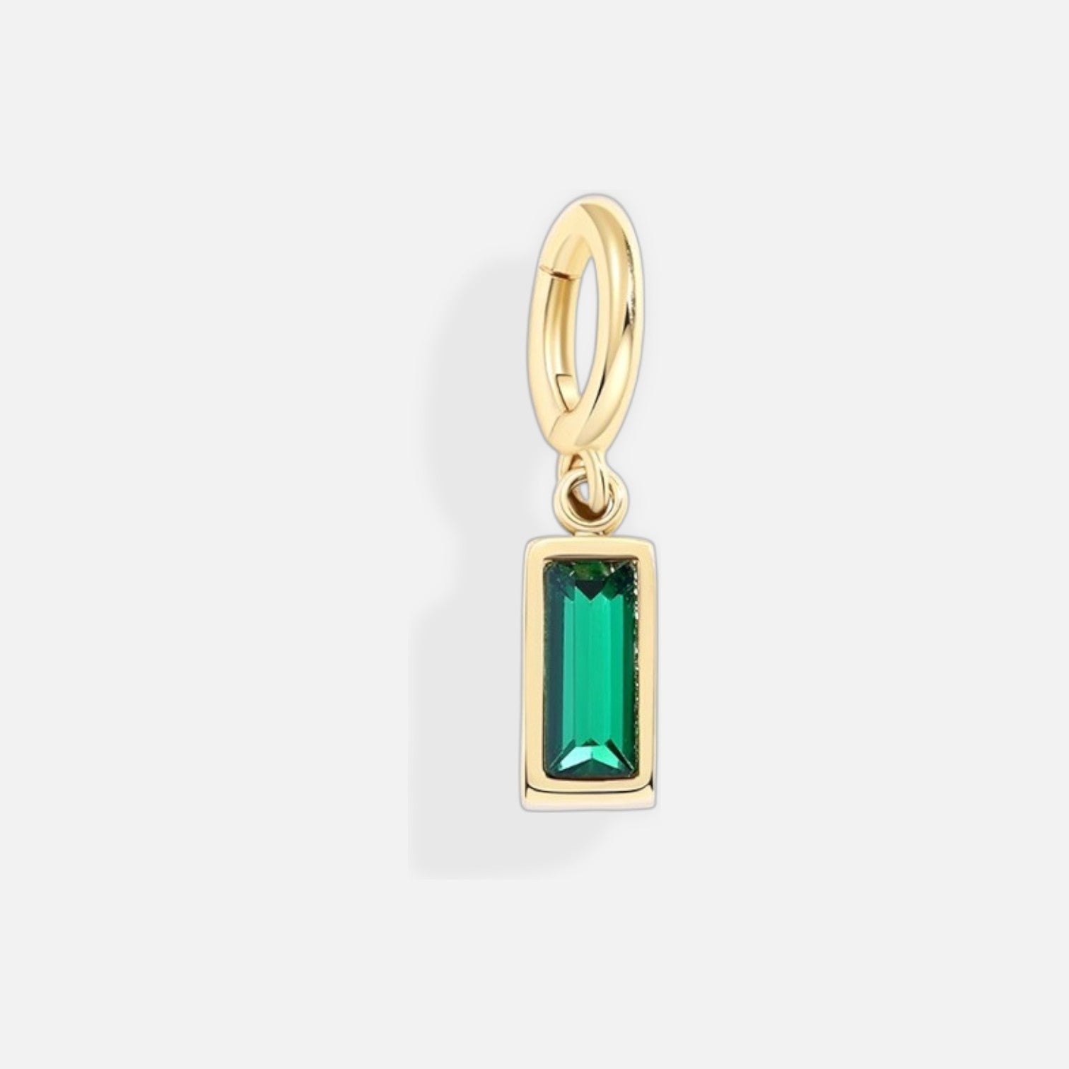 Lustrelle Baguette Birthstone Charm