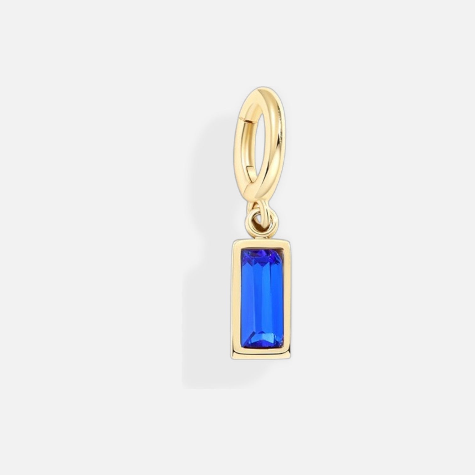 Lustrelle Baguette Birthstone Charm