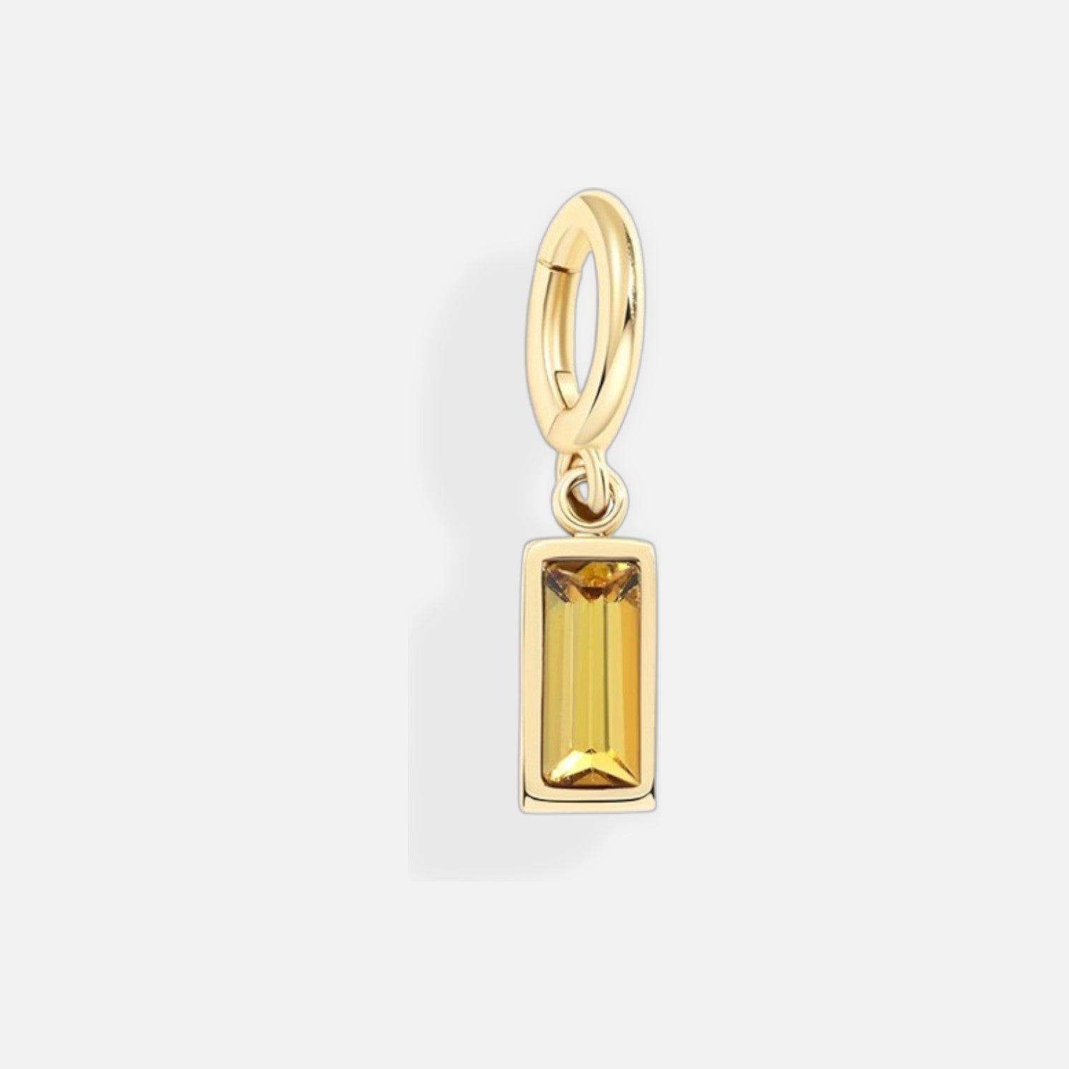 Lustrelle Baguette Birthstone Charm