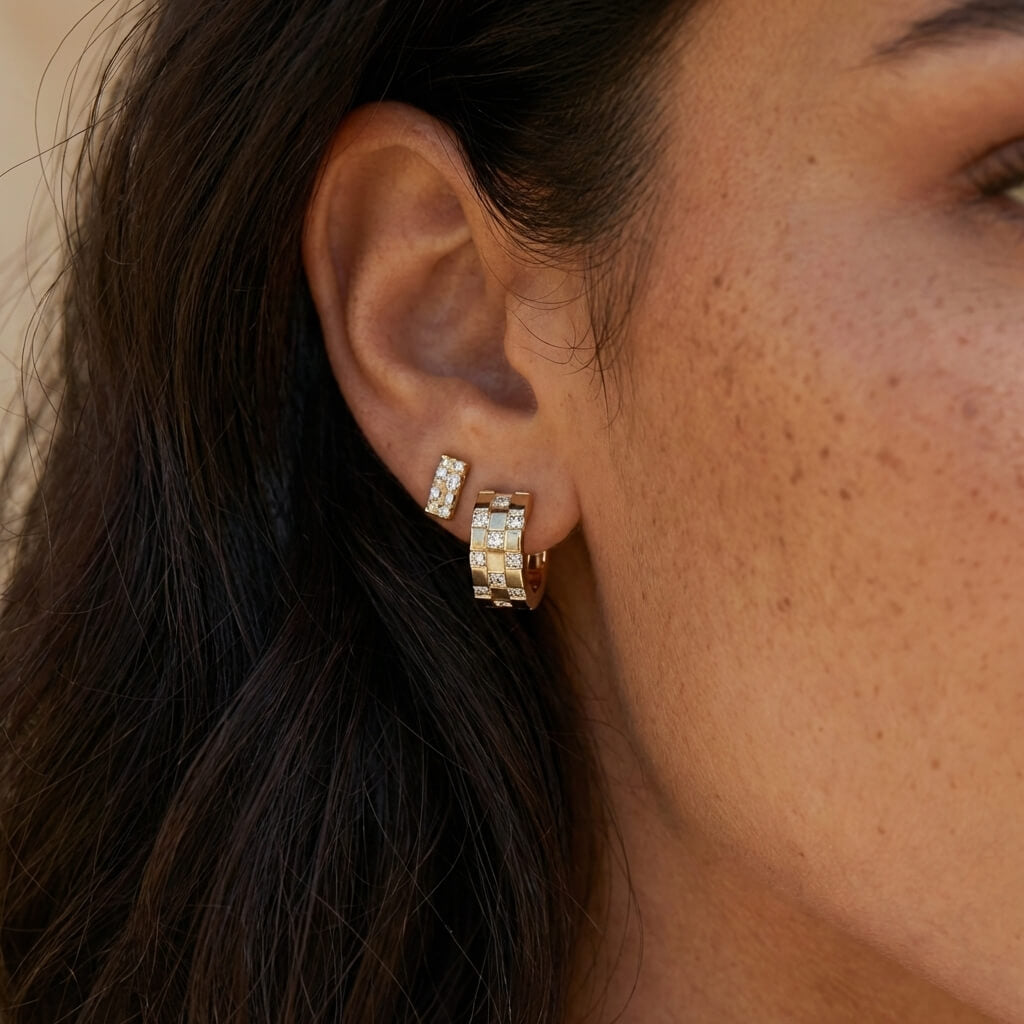 Lustrelle Small Hoop Earrings