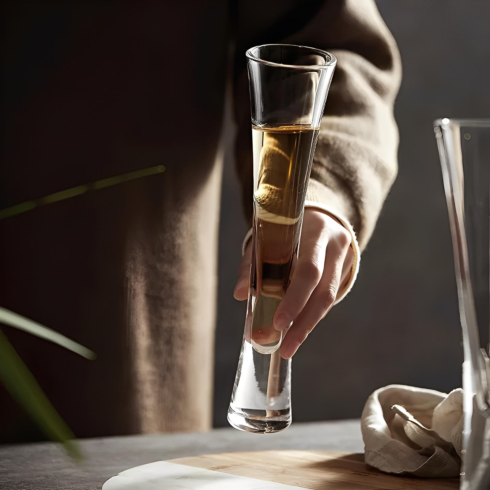 LuxeFlute – Elegant Champagne Glass