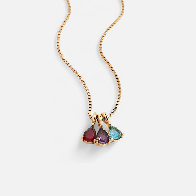 Storyline Personalised Multi-Birthstone Necklace