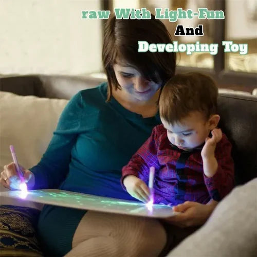 Magical LED Light Drawing Pad - Unleash Children's Creativity!