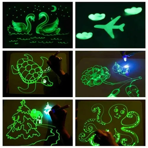 Magical LED Light Drawing Pad - Unleash Children's Creativity!