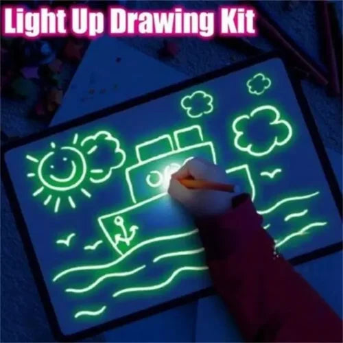 Magical LED Light Drawing Pad - Unleash Children's Creativity!