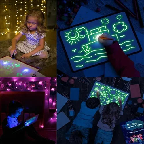 Magical LED Light Drawing Pad - Unleash Children's Creativity!