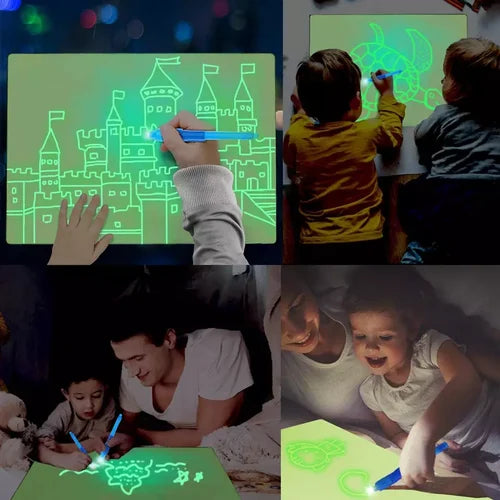 Magical LED Light Drawing Pad - Unleash Children's Creativity!