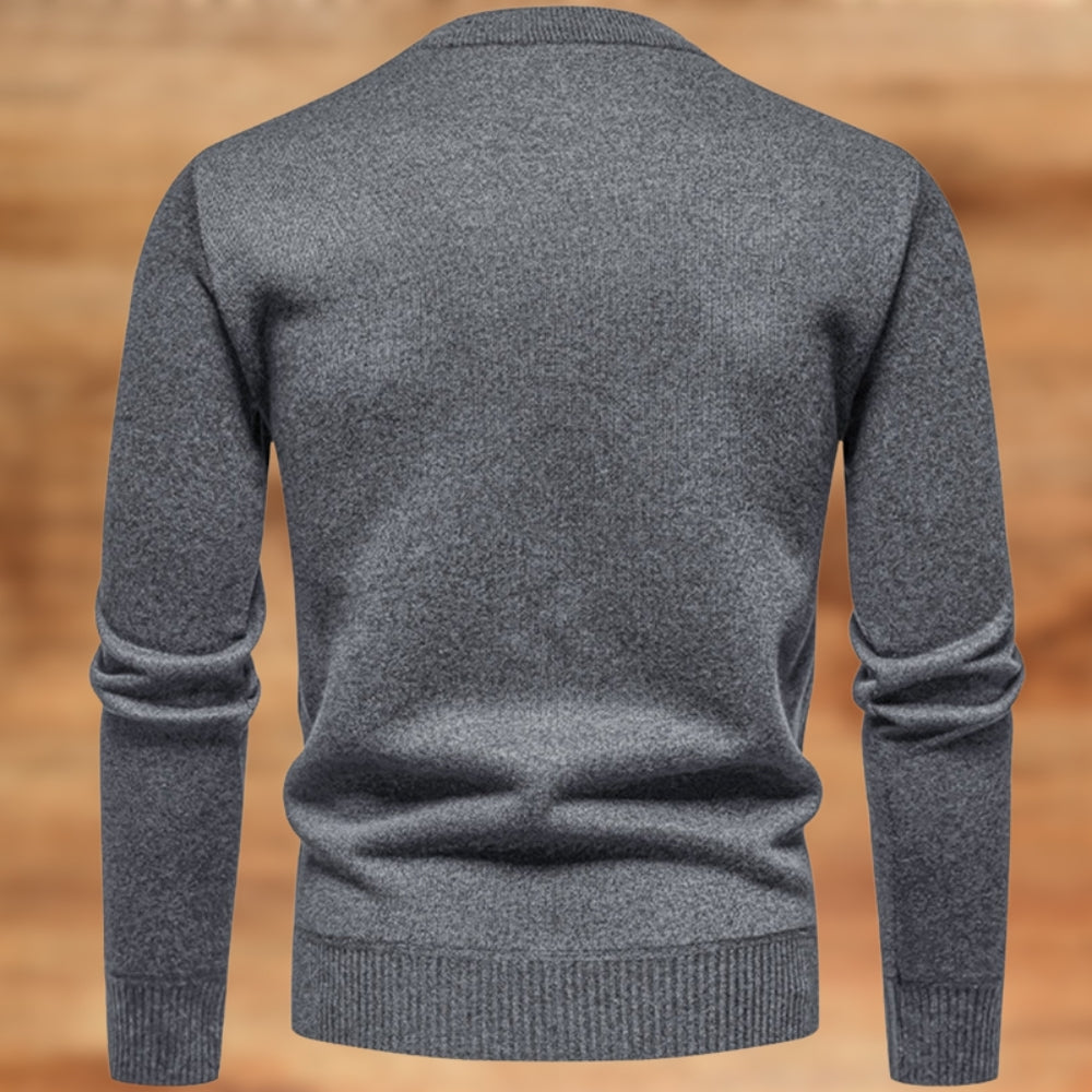 Malcom - Casual Thick Knit Sweater