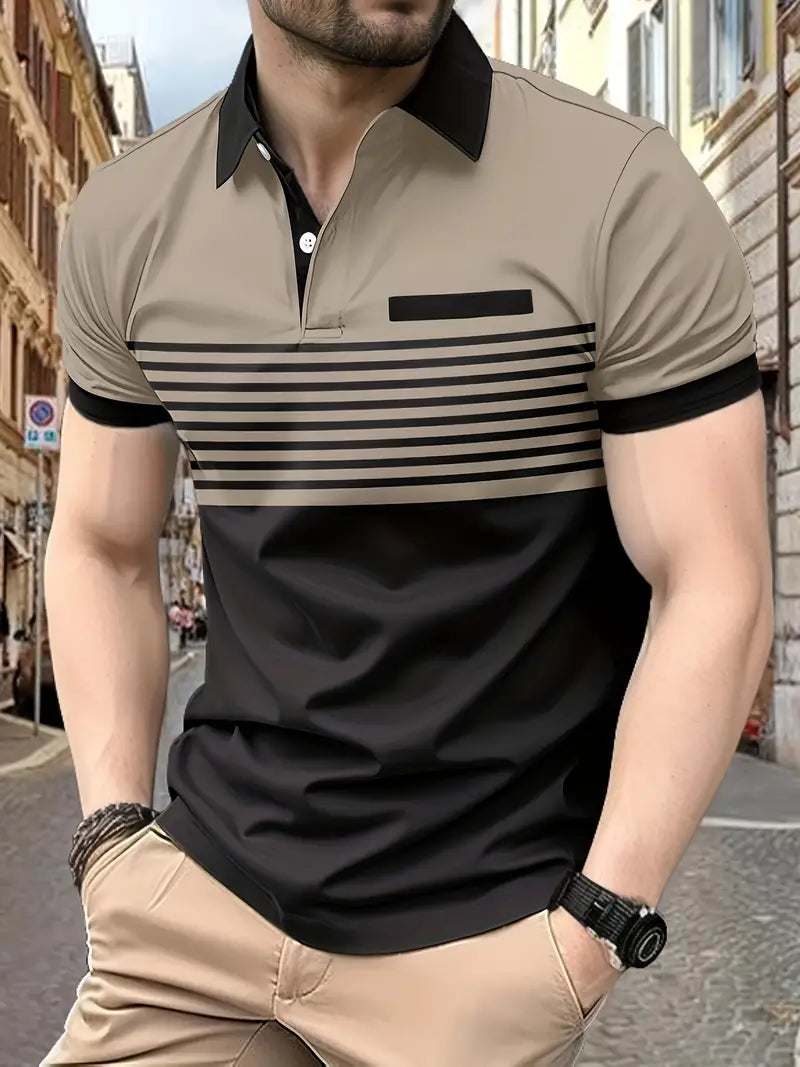 Manaem™ - Casual Striped Shirt