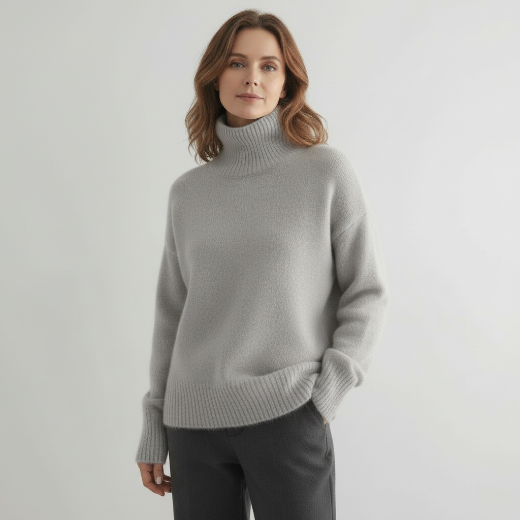 Marchao - Warmer Turtleneck Sweater with High Collar