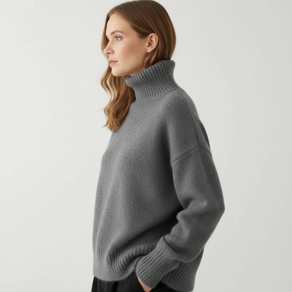 Marchao - Warmer Turtleneck Sweater with High Collar