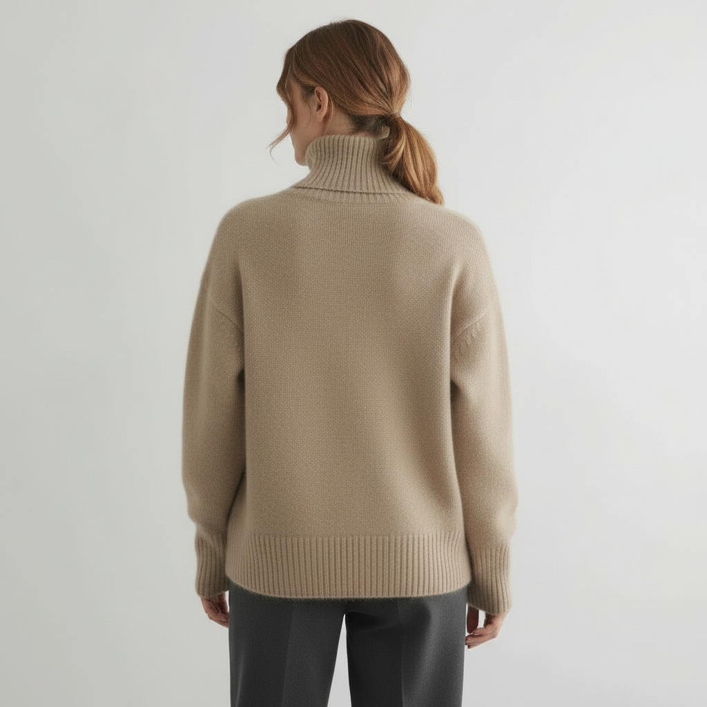 Marchao - Warmer Turtleneck Sweater with High Collar