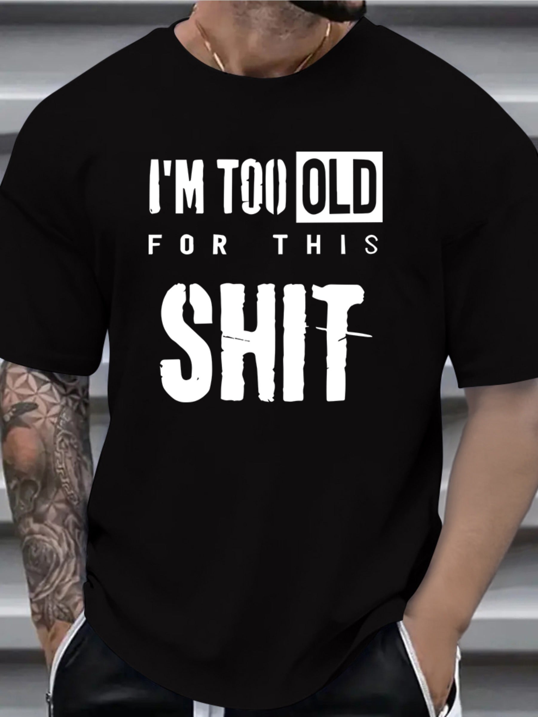 Marcin – Elegant T-Shirt with Round Neck