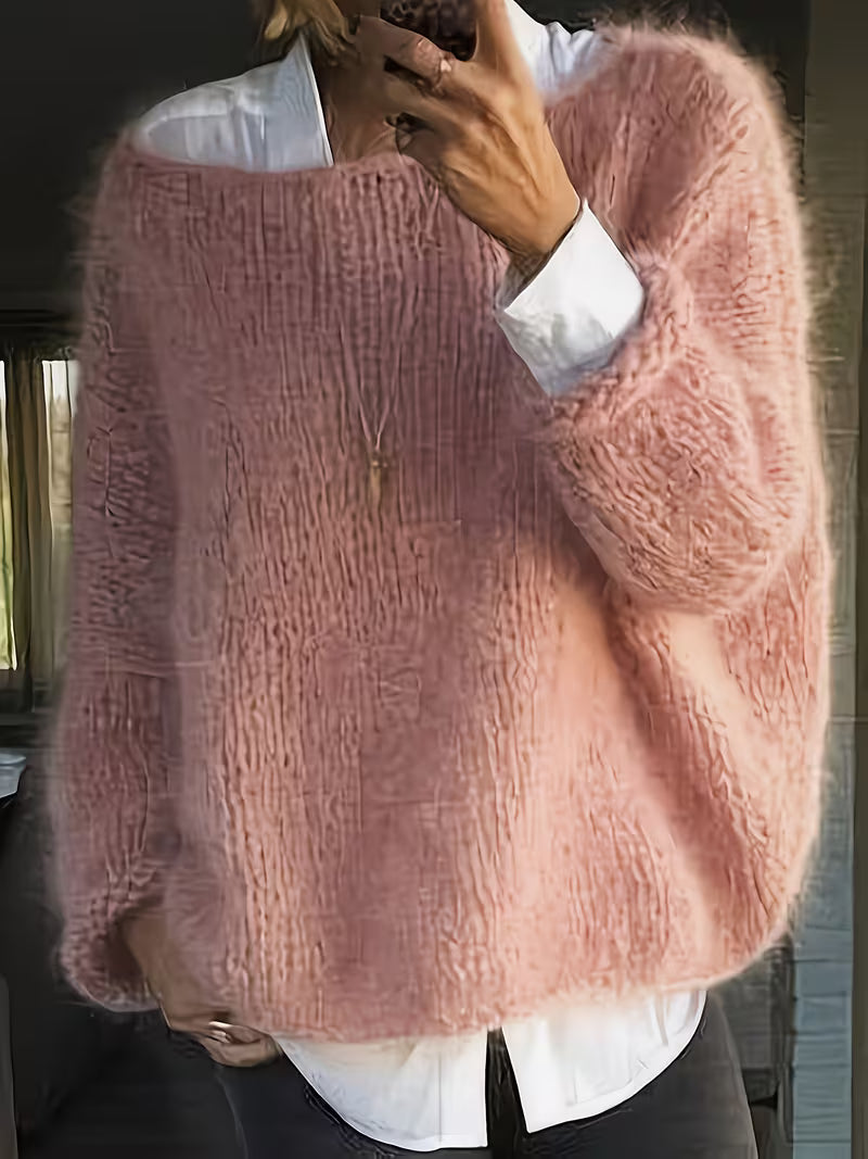 Maristela – Casual, Loose-Fitting Sweater with Long Sleeves