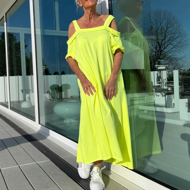 Mariyana - Off-the-Shoulder Maxi Dress