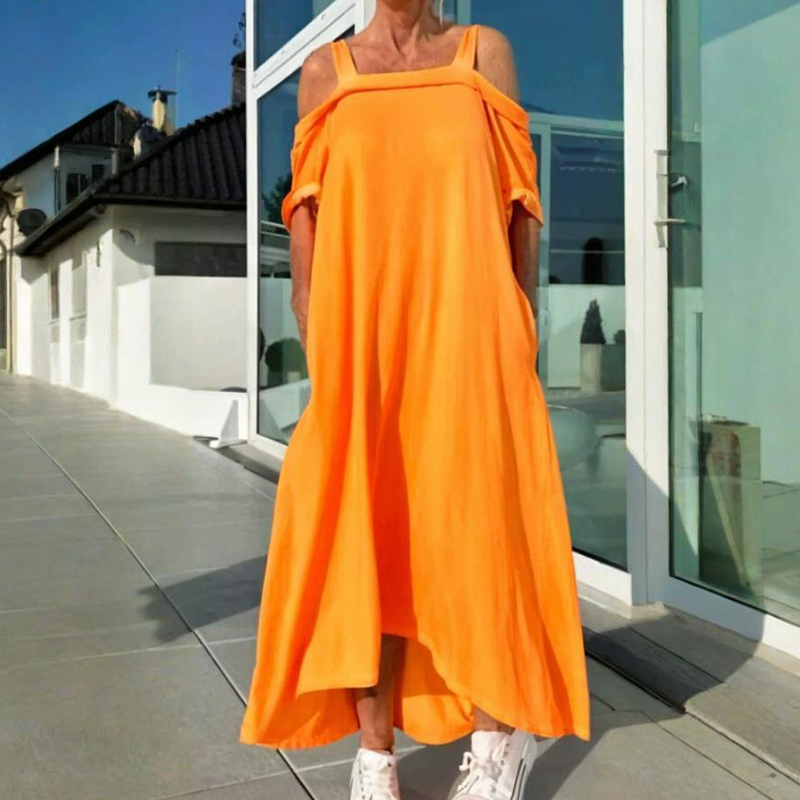 Mariyana - Off-the-Shoulder Maxi Dress