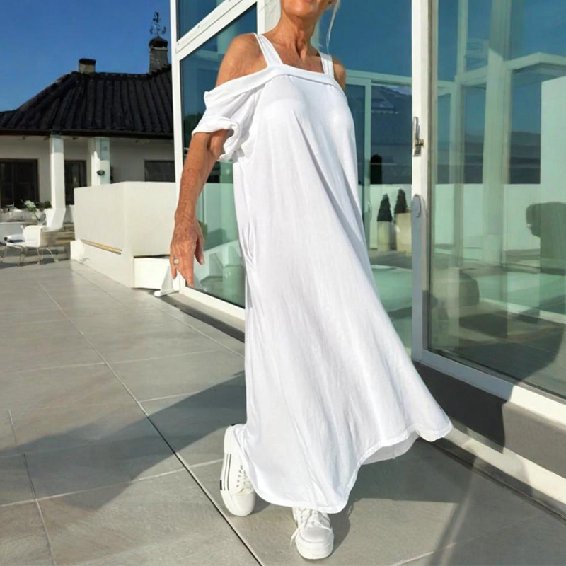 Mariyana - Off-the-Shoulder Maxi Dress