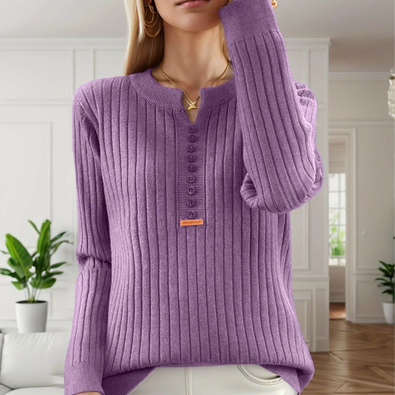 Marja - O-Neck Knit Sweater