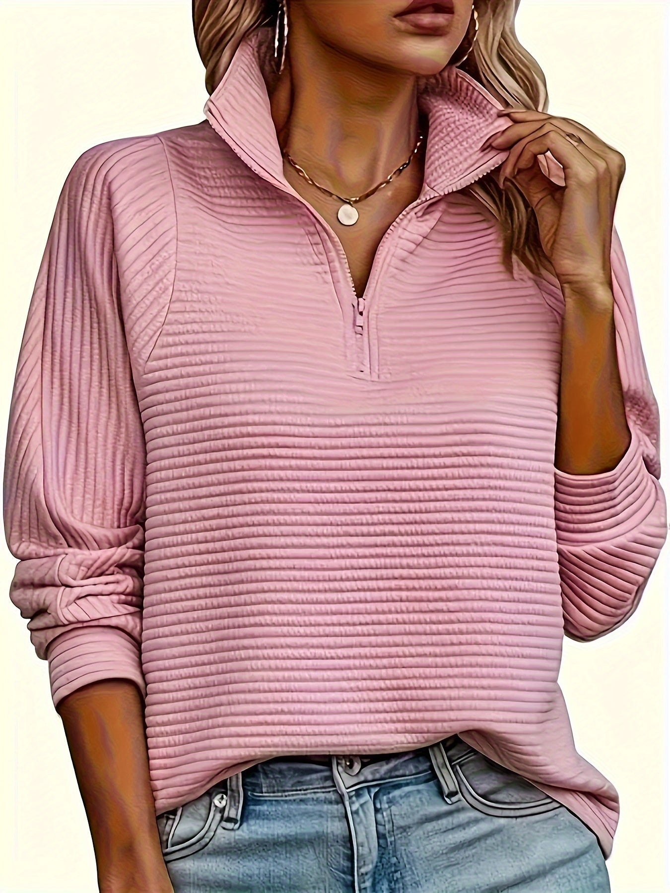 Marthe – Knit Sweater with Zipper
