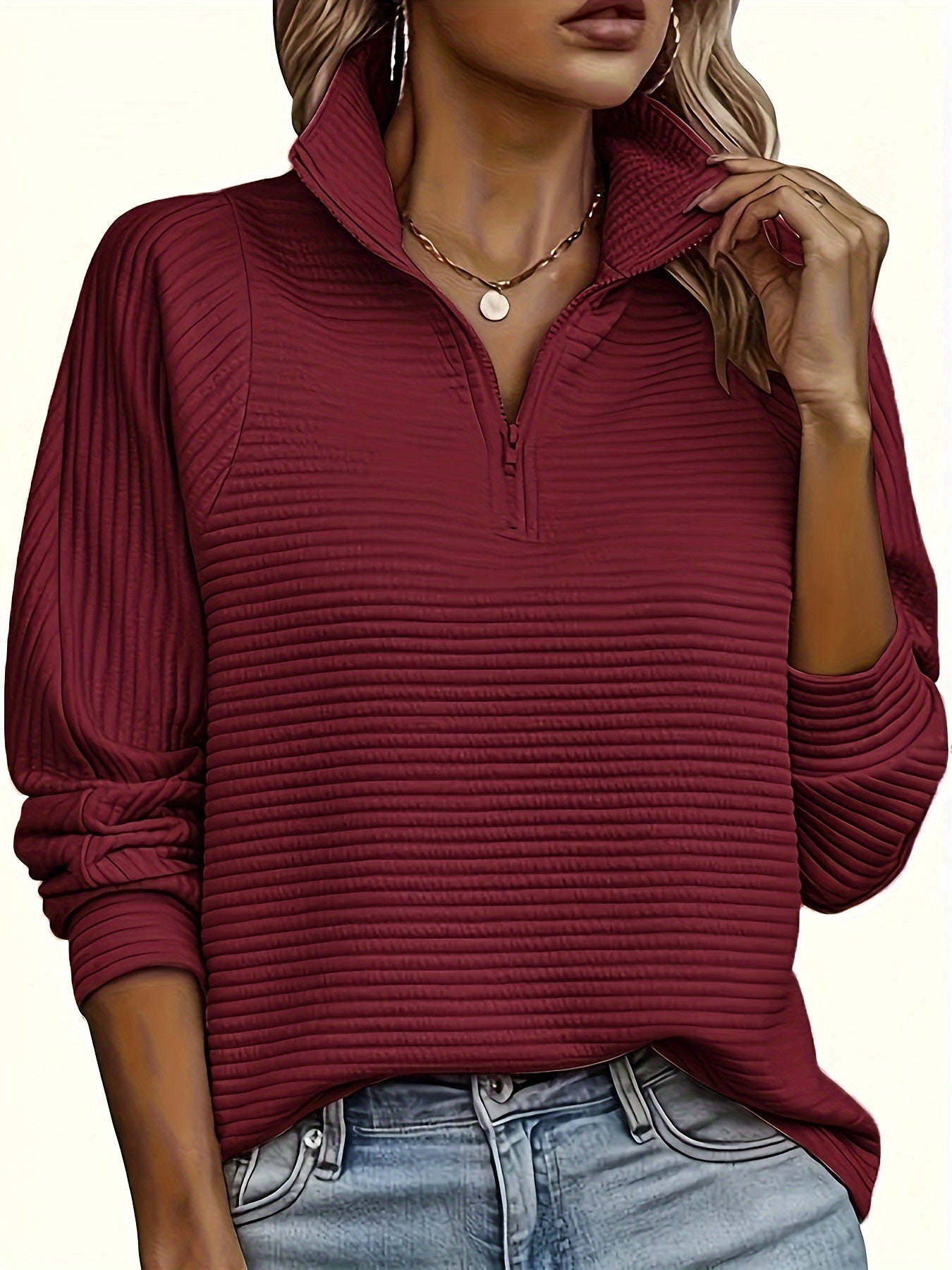 Marthe – Knit Sweater with Zipper