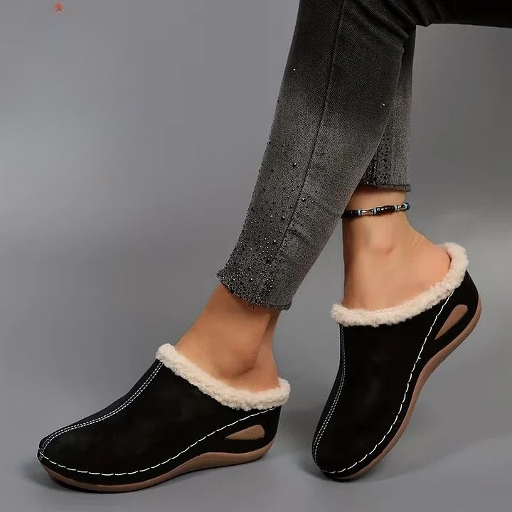 Martinez – Slipper with Faux Fur Lining
