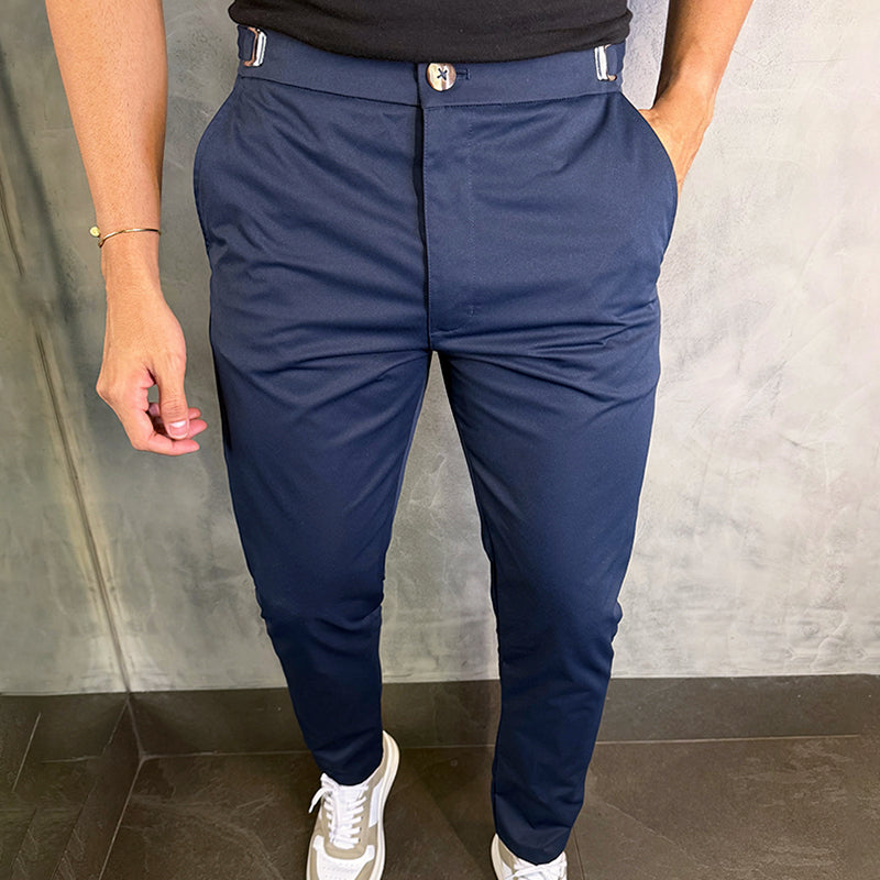Matan - Classic Stretch Pants with Slim Fit