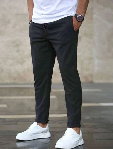 Matteo – Cropped Pants with Drawstring