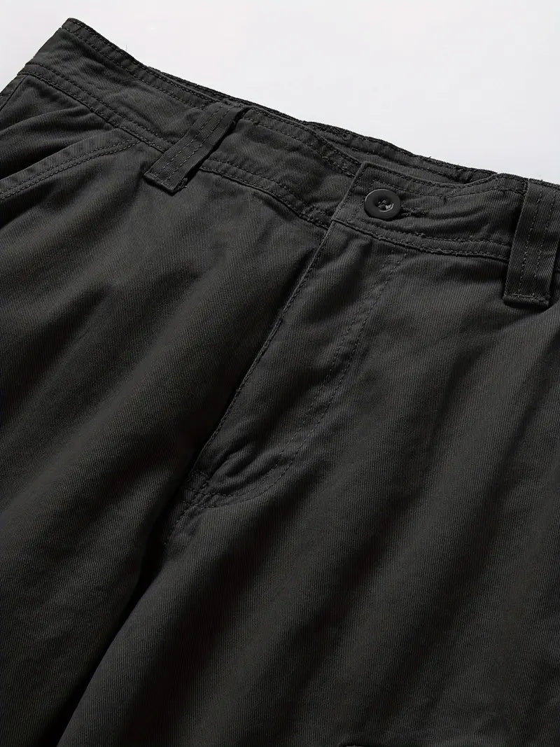 Mauro - Elegant Short Pants with Multiple Pockets