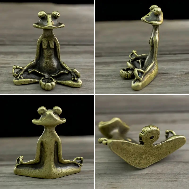 Meditoad – Elegant Metal Frog Incense Holder