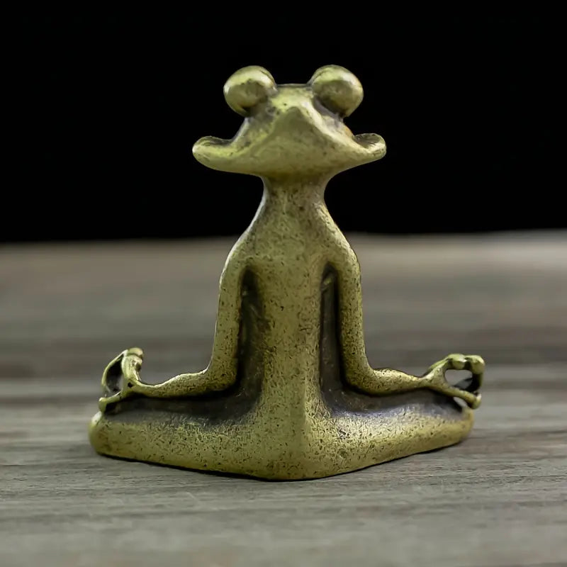 Meditoad – Elegant Metal Frog Incense Holder