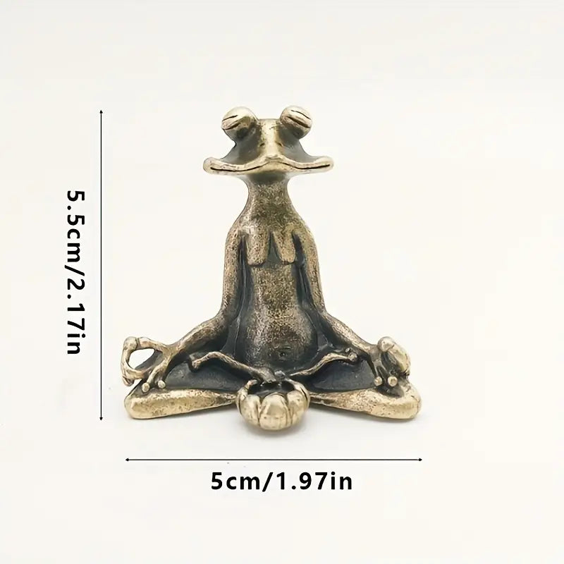 Meditoad – Elegant Metal Frog Incense Holder