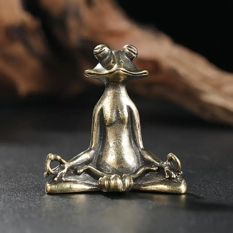Meditoad – Elegant Metal Frog Incense Holder