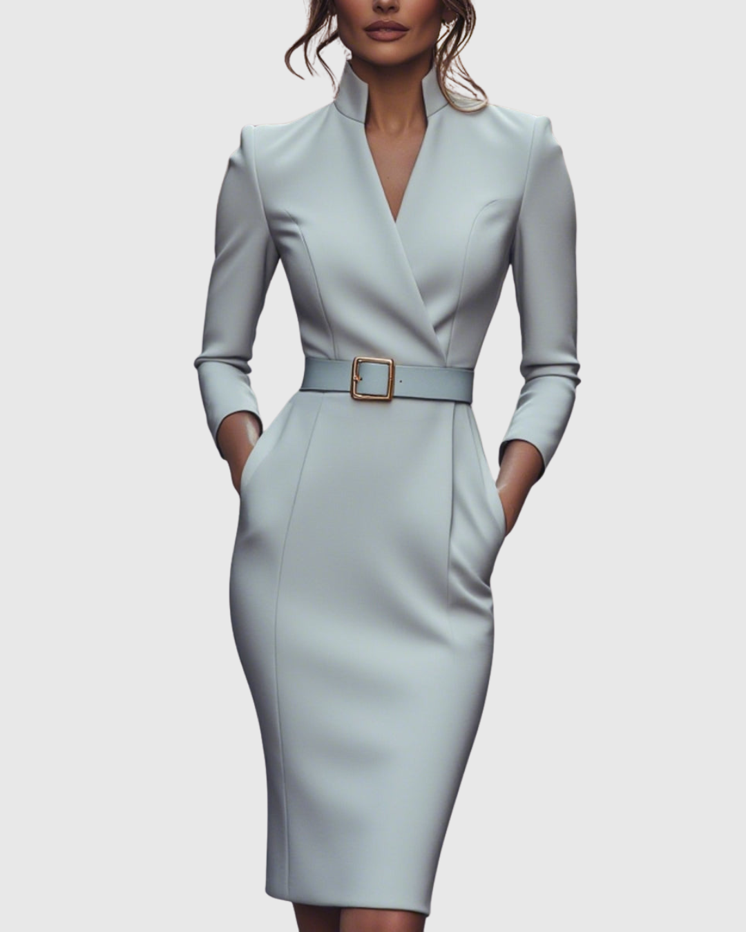 Meirav - Elegant Midi Dress