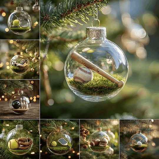 MerryBall – Sporty Christmas Ornament Made of Glass