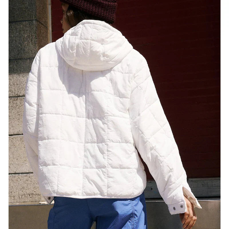 Merve – Elegant Long Sleeve Puffer Jacket