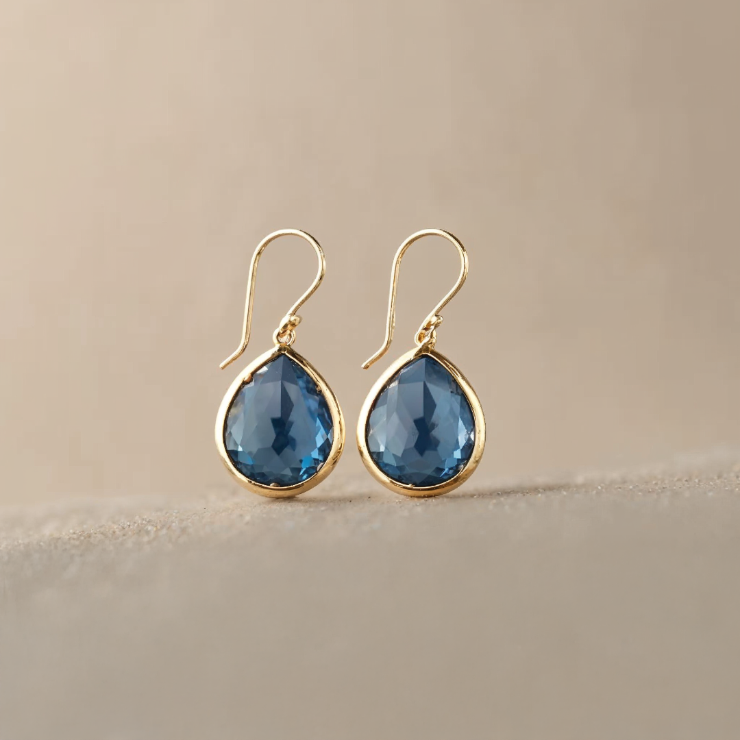 Miljanka – Nova Blue Crystal Earrings