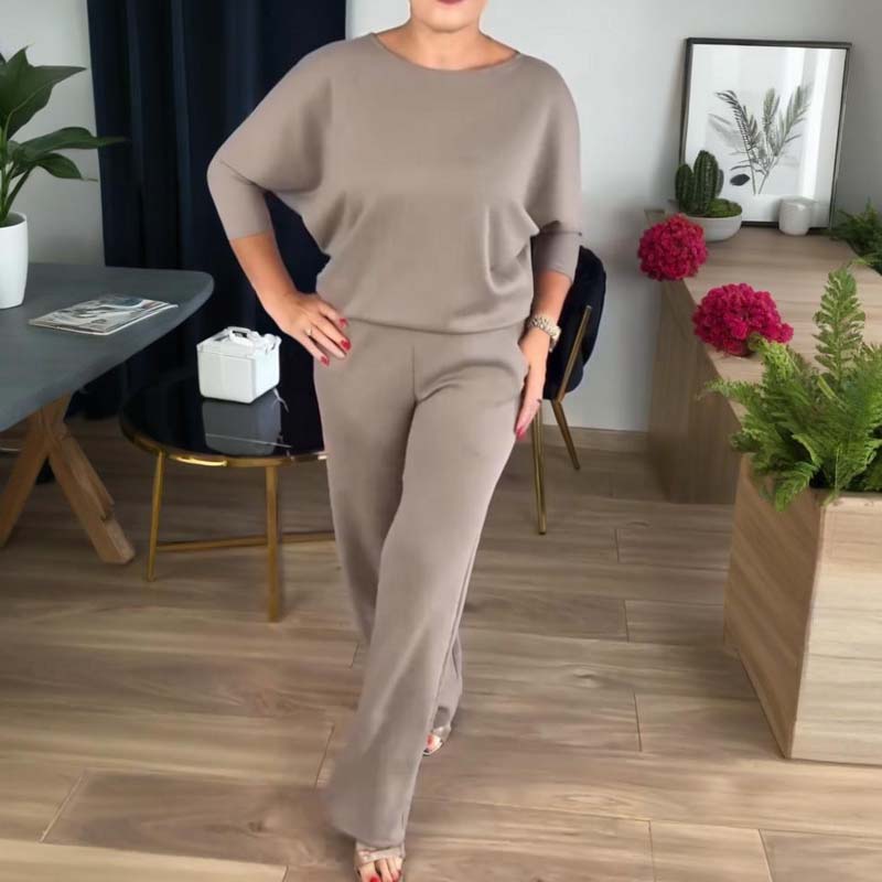 Mouna - Elegant 3-Piece Set with Long Cardigan